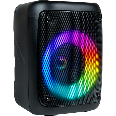 Enceinte Bluetooth® PARTY avec effets lumineux Taille S Noire Party