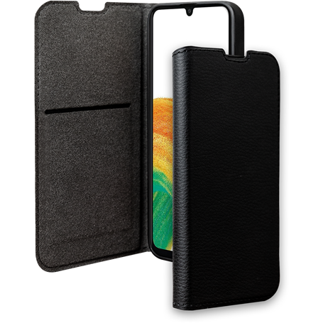 Etui Folio Wallet Samsung G A33 5G Support vidéo Noir - 65% Plastique 