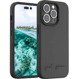 Coque Apple iPhone 14 Pro Natura Noire - Eco-conçue Just Green