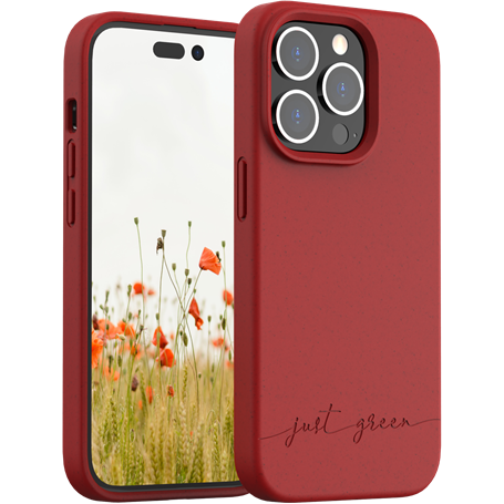 Coque Apple iPhone 14 Pro Natura Rouge - Eco-conçue Just Green