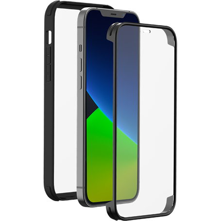 Coque 360° iPhone 14 Plus Protection Intégrale Noire Bigben