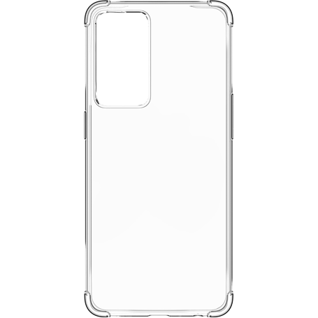 Coque Oppo Reno 8 Lite renforcée Transparente Noire Oppo