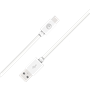 Câble USB A/USB C 1,2m Blanc - 3A - 100% Plastique recyclé Bigben