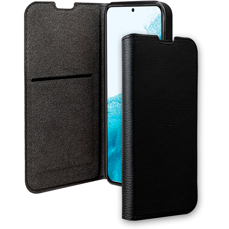 Etui Folio Wallet Samsung G S23 5G Support vidéo Noir - 65% Plastique