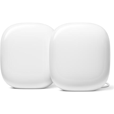 Pack 2 routeurs Nest Mesh Wifi 6 Pro Blanc Google