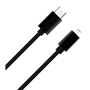Câble USB C/Lightning 1m 3A Noir WOW