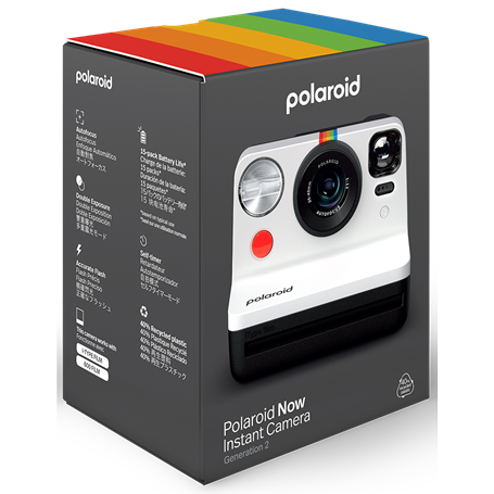 Appareil photo Instantané NOW Gen 2 Noir & Blanc Polaroid