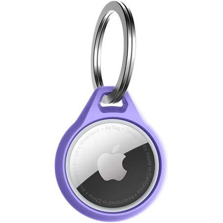 Coque Renforcée AirTag AirCover Solid Violette Itskins