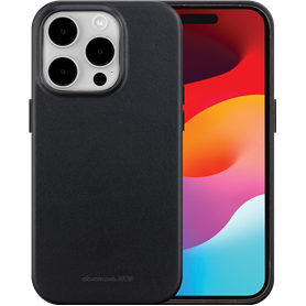 Coque Roskilde Compatible MagSafe Noire pour iPhone 15 Pro Max DBraman