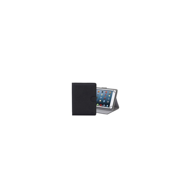Orly Etui Folio Universel Noir En Cuir Pour Tablettes 8