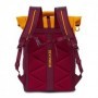 Riva Dijon Sac A Dos Rouge Bordeaux 25L Pour Ordinateur 15.6" /6"