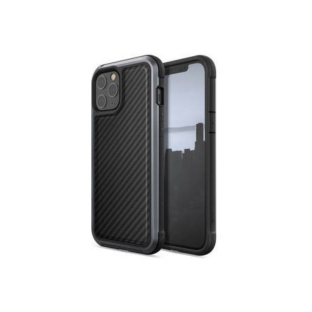 Coque Lux Fibre De Carbone Noir Pour iPhone 12 Pro Max