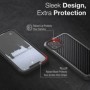 Coque Lux Fibre De Carbone Noir Pour iPhone 12 Pro Max