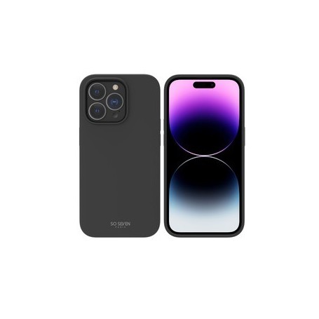 Coque Smoothie Recyclee Noir iPhone 14 Pro