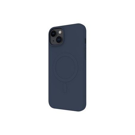 Magsafe Soft Touch Bleu Nuit iPhone 15 Plus