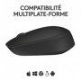 Logitech M171 Black-K souris Ambidextre RF sans fil Optique 1000 DPI
