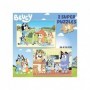 Set de 2 Puzzles Bluey Bois 50 Pièces