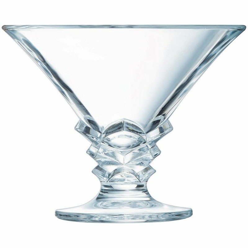 Image secondaire de Coupe de glaces et de milkshakes Arcoroc Palmier Transparent verre 6 Unités (21 cl)