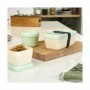 Panier-Repas carré avec couvercle Milan 330 ml