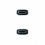 NanoCâble 10.01.4102-COMB câble USB 2 m USB 3.2 Gen 2 (3.1 Gen 2) USB C Noir, Gris