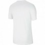 T-Shirt à manches courtes homme DF PARK20 SS TOP CW6936 Nike 100 Blanc
