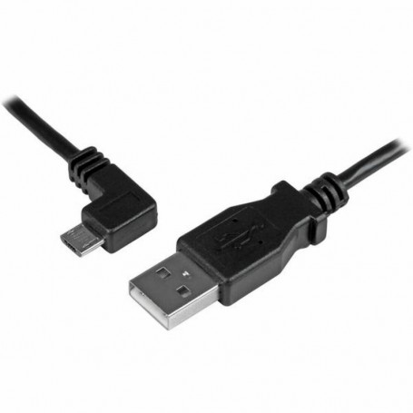 Startech.com Câble de charge et synchronisation Micro USB de 1 m - USB-A vers Micro-B à angle gauche - M/M - 0,25 mm²