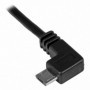 Startech.com Câble de charge et synchronisation Micro USB de 1 m - USB-A vers Micro-B à angle gauche - M/M - 0,25 mm²