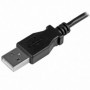 Startech.com Câble de charge et synchronisation Micro USB de 1 m - USB-A vers Micro-B à angle gauche - M/M - 0,25 mm²