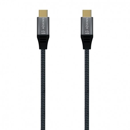 Aisens A107-0671 câble USB 1 m USB4 Gen 2x2 USB C Gris