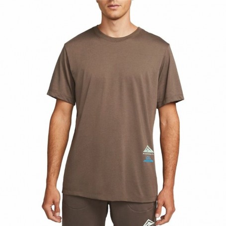 T-Shirt à manches courtes homme Nike Dri-FIT Marron