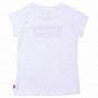 T shirt à manches courtes Enfant Levi's Batwing B Blanc