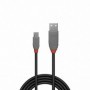 Lindy 36733 câble USB 2 m USB 2.0 USB A Micro-USB B Noir, Gris