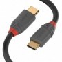 Lindy 36872 câble USB 2 m USB 2.0 USB C Noir, Gris