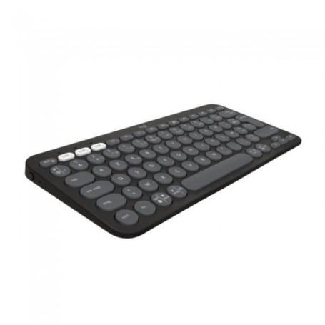 Logitech Pebble Keys 2 K380s clavier RF sans fil + Bluetooth Azerty Français Graphite