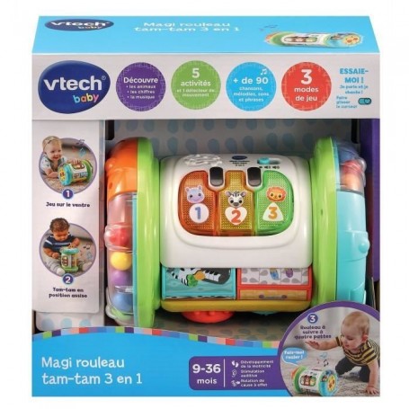 Vtech Baby MAGI ROULEAU TAM-TAM 3 EN 1