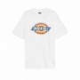 T shirt à manches courtes Dickies Icon Logo Blanc Unisexe