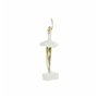 Figurine Décorative DKD Home Decor 13,5 x 12,5 x 40 cm Doré Blanc Rési