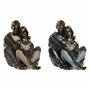 Figurine Décorative DKD Home Decor Cuivre Moderne Couple 12 x 10,5 x 1