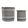 Set de basket DKD Home Decor Coton Jute (40 x 40 x 45 cm)