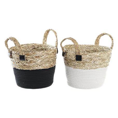 Panier DKD Home Decor Métal 30 x 40 cm 25 x 25 x 30 cm (2 Unités)