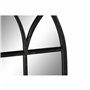 Miroir mural DKD Home Decor Noir Métal Fenêtre 36 x 2 x 65 cm (65 Pièc