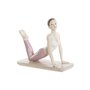 Figurine Décorative DKD Home Decor Rose Yoga Scandi 16 x 6 x 13 cm