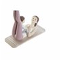 Figurine Décorative DKD Home Decor Rose Yoga Scandi 15,5 x 6,5 x 17 cm