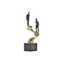 Figurine Décorative DKD Home Decor Doré Résine Gris foncé Escalier Mod