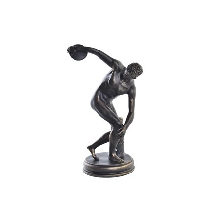 Figurine Décorative DKD Home Decor Discobolus Cuivre Résine (19 x 17 x