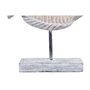 Figurine Décorative DKD Home Decor 27,4 x 9 x 32 cm Naturel Gris Poiss