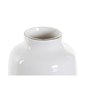 Vase DKD Home Decor Blanc Grès Pompon 12 x 12 x 24 cm