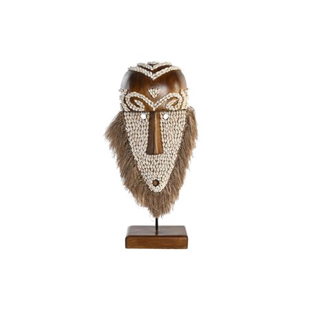 Figurine Décorative DKD Home Decor Naturel Masque Fibre (30 x 10,5 x 5