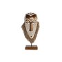 Figurine Décorative DKD Home Decor Naturel Masque Fibre (30 x 10,5 x 5