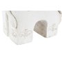 Figurine Décorative DKD Home Decor Finition vieillie Eléphant Blanc Or